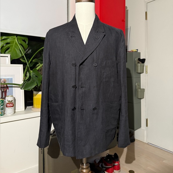 Burberry Other - Mens Burberry double breasted Linen Sport Coat/Blazer.
